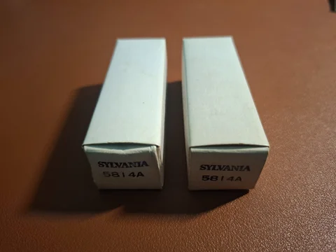 Matchat par Sylvania JAN 5814A / ECC82 / 12AU7 &ndash; Milit&auml;rspecifikation