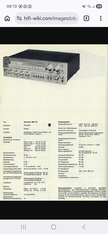 Philips soundmaster 22AH686/00 - Bild 7 av 9