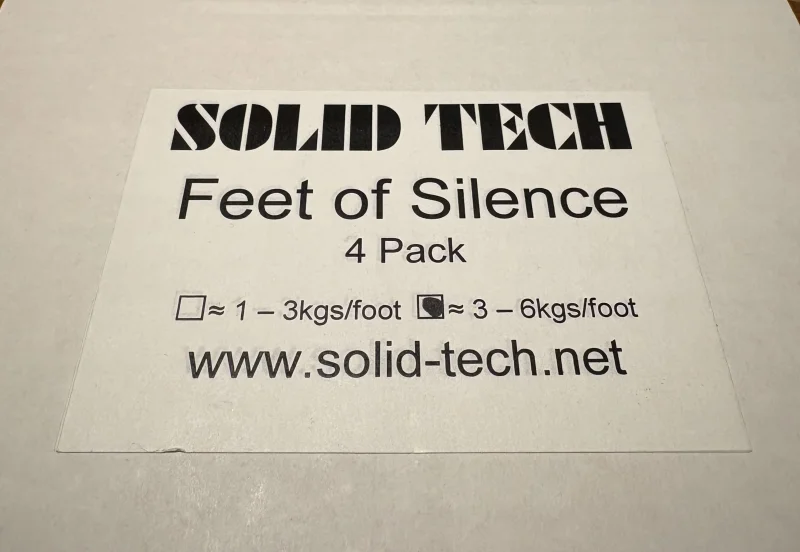 Solid tech feet of silence 4 st - Bild 2 av 3