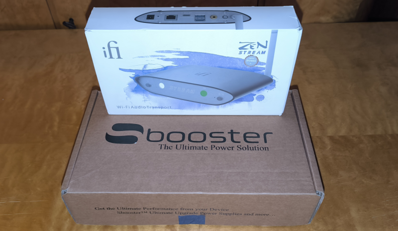 iFi Zen Stream & SBooster BOTW P&P ECO MKII + extra kablar iFi Zen Stream & SBooster BOTW P&P ECO MKII + extra kablar - Bild 1 av 4