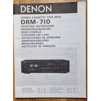 Bruksanvisning Denon DRM710 kasettdäck