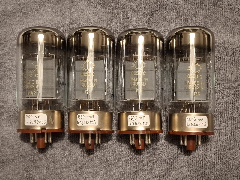 6550 (KT88) Svetlana Winged =C= JSC NOS Matchad kvartett - Bild 1 av 5