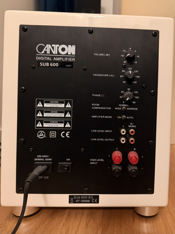Canton Sub 600 - Bild 2 av 2