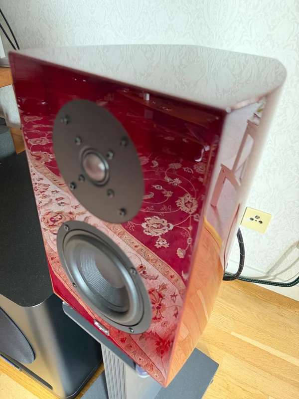 Cayin LYRE T30 MK2 H&ouml;gklassiga stativh&ouml;gtalare i toppskick, 8 Ohm - Bild 5 av 7