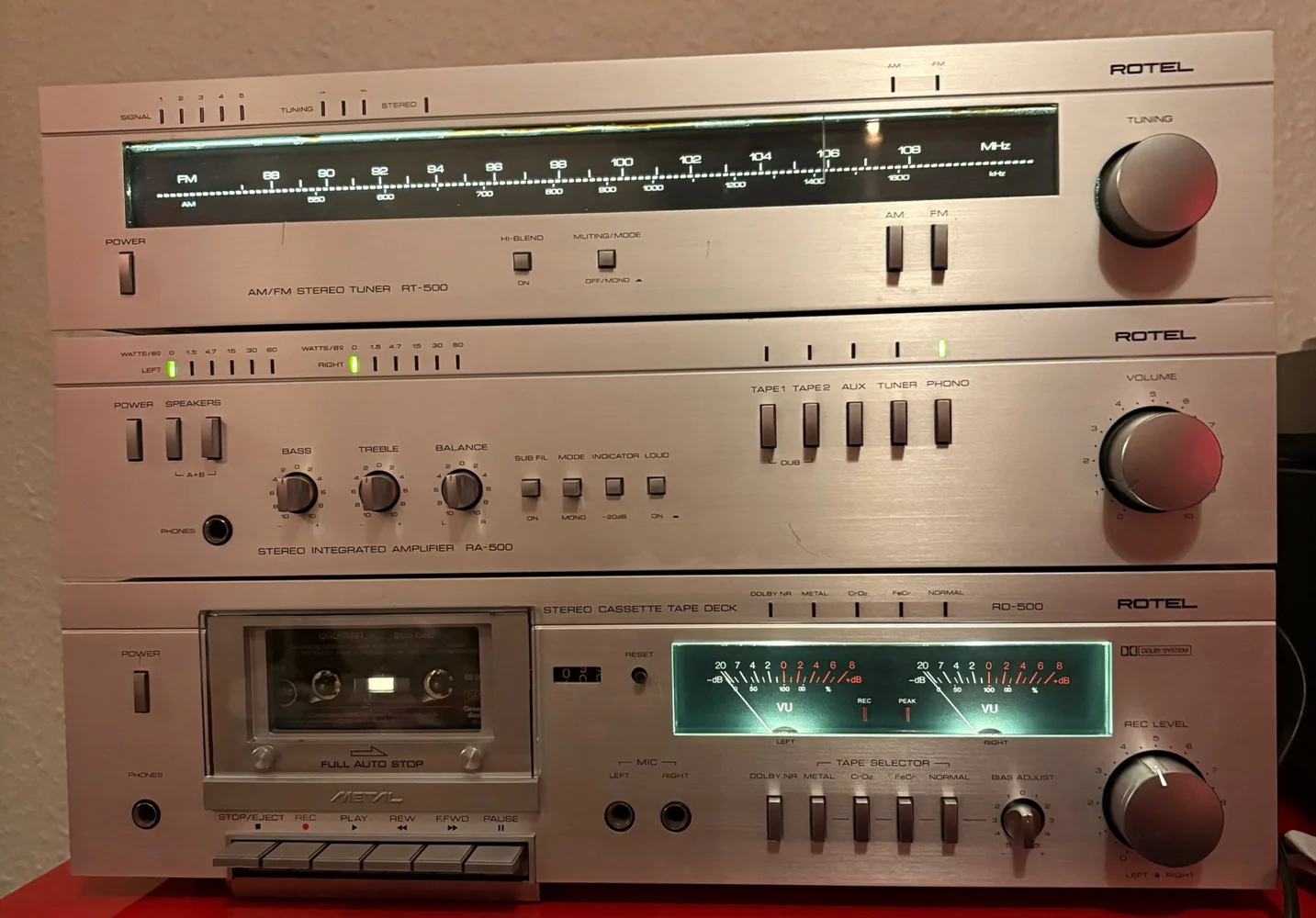 Rotel RA-500 + RD-500 + RT-(00 - Bild 1 av 15
