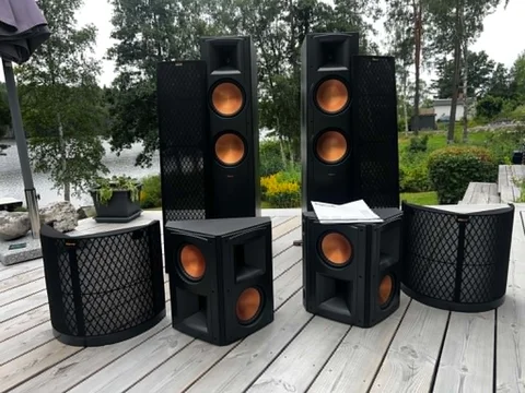 Klipsch Reference RF-82 II + RS-62 II – Komplett hemmab...