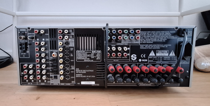 B&W högtalare & B&W AS2 & Denon receiver 