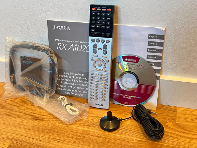Yamaha RX-A1020, 7x135Watt, 4k, 3D, Airplay, Phono-ing&aring;ng - Bild 4 av 4