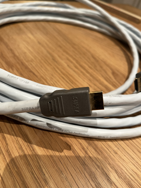 Supra HF100 HDMI 1080p kabel 8m Supra HF100 HDMI 1080p kabel 8m - Bild 3 av 5