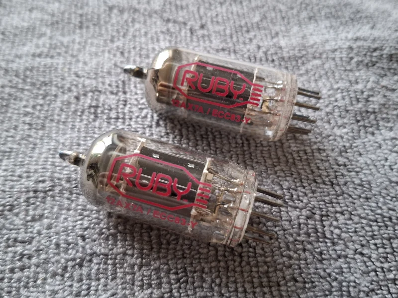 12ax7a (Ecc83) Ruby matchar par - Bild 4 av 5