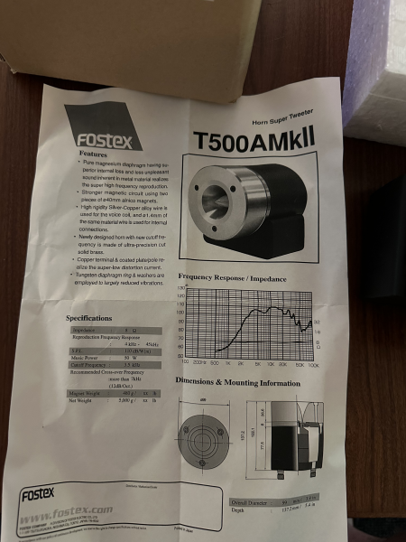 Fostex T500 Mk2 - Bild 4 av 4