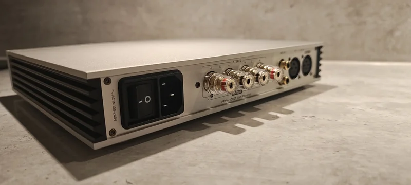 SMSL PA400 silver GaN stereof&ouml;rst&auml;rkare, 2x 250W - Bild 2 av 6