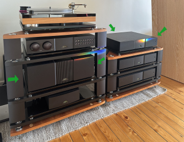 NAIM NAP 500 DR (fraim stativ deler til begge enheter følger med) Ønsker bud!