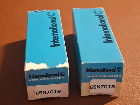 6SN7GTB International Servicemaster – NOS matchat par –...