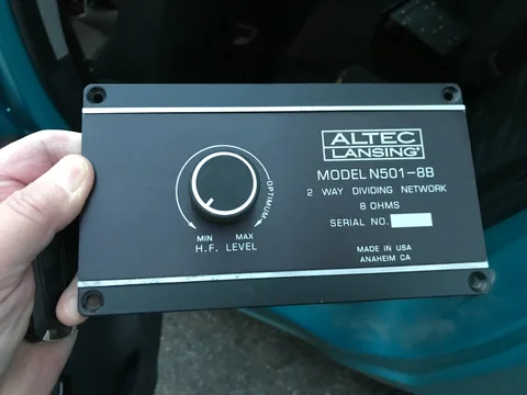 Altec Lansing delningsfilter N501-8b NOS