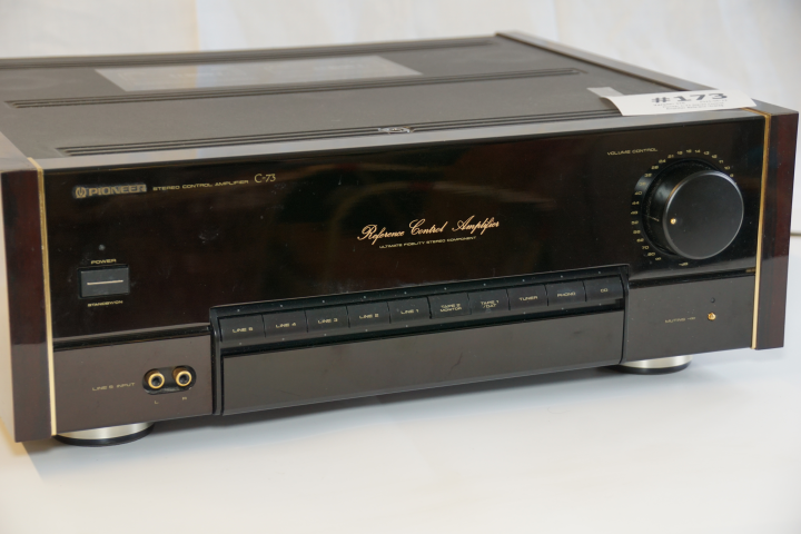 Pioneer C-73 Stereo Control Amplifier Referens försteg