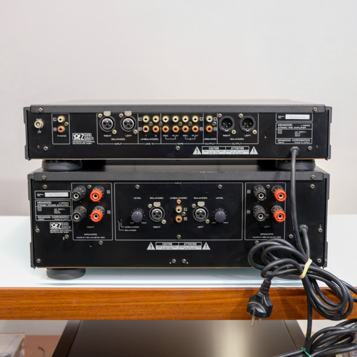 Kenwood Labs  Förstärkare,  Försteg L-1000C & Slutsteg L-1000M