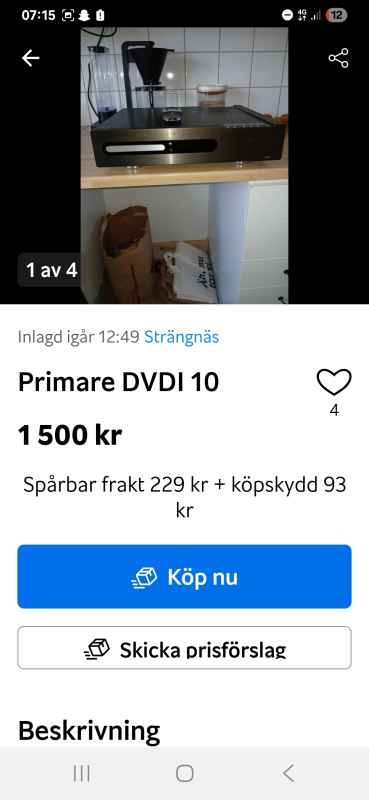 Primare DVDI 10 - Bild 1 av 1