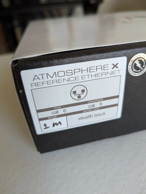 Synergistic Research Atmosphere X Reference Ethernet &ndash; 1 m - Cat 6 - Image 4 of 6