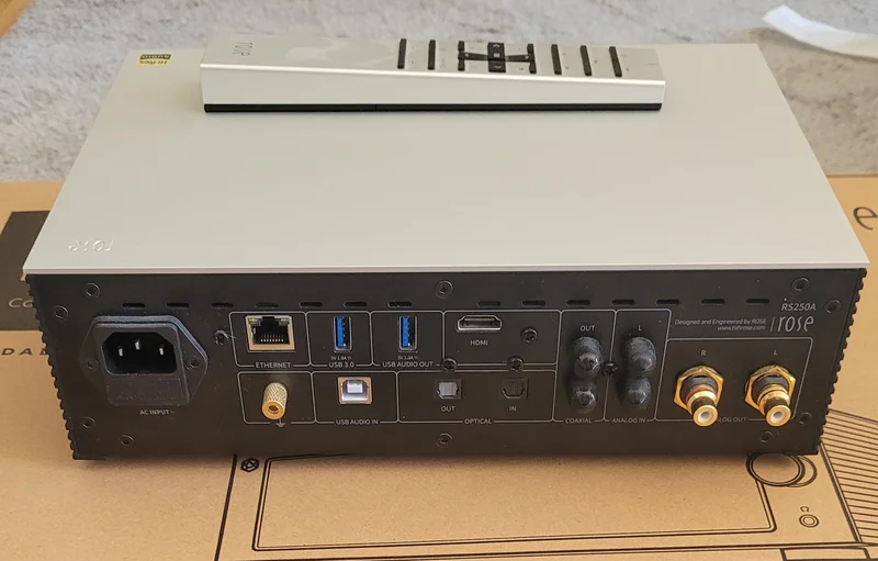 HiFi Rose RS250A Silver streamer/DAC HiFi Rose RS250A Silver streamer/DAC - Bild 3 av 5