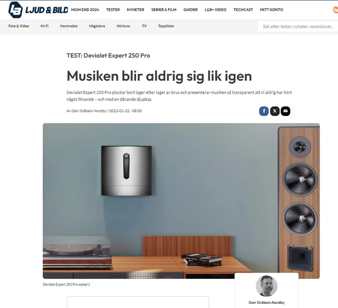 Devialet Expert 250 Pro Core Infinity &ndash; Del av Expert 1000 Pro system &ndash; Mycket fint skick! - Bild 7 av 9