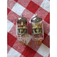 E83CC Tesla Gold (ECC83 / 12AX7) NOS matchat par 1971