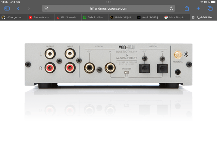 Musical Fidelity V90 blue