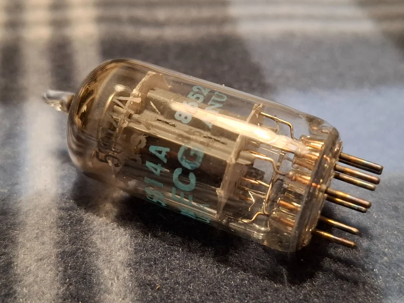 Philips JAN ECG 5814A / ECC82 Matchat Par NOS (Joint Army Navy) - Bild 7 av 9