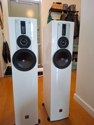 Dali Rubicon 5, Centerhögtalare samt REL subwoofer vit ...