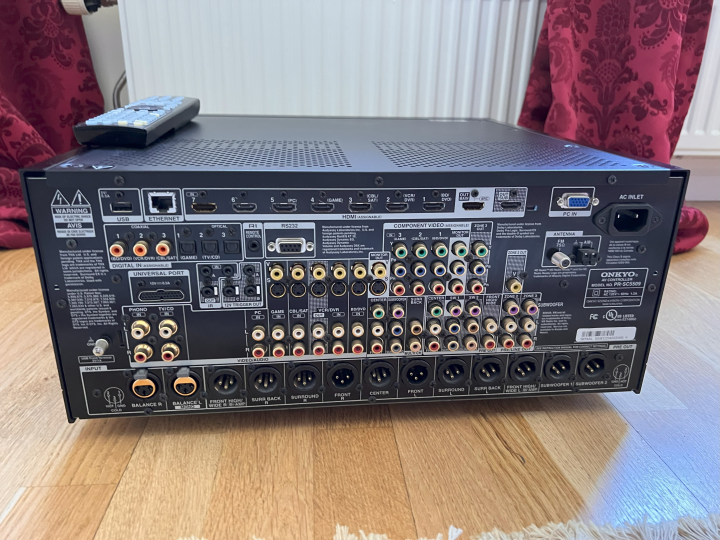 Onkyo PR-SC 5509 Bio processor/ försteg