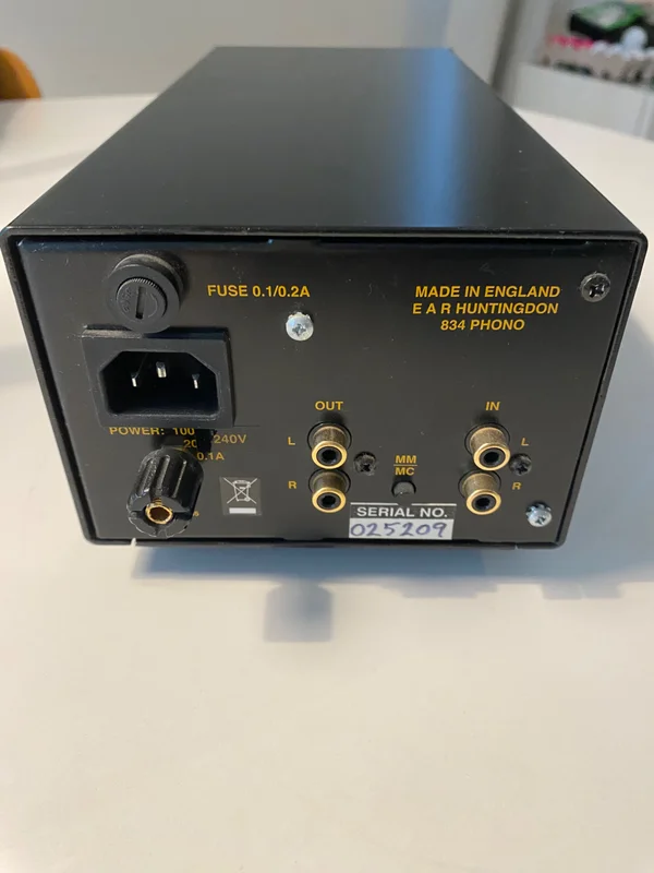 EAR 834P riaa-f&ouml;rsteg svart - Bild 3 av 5