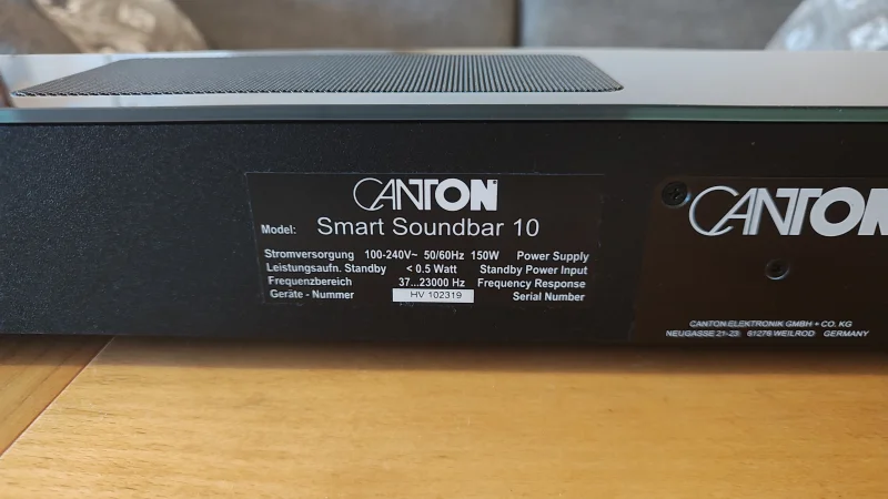 Canton Smart Sound 10 Generation 2 inklusive Canton Sub 8 Canton Smart Sound 10 Generation 2 inklusive Canton Sub 8 - Bild 3 av 7