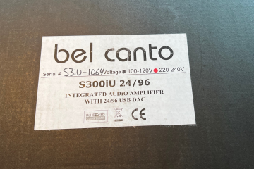   Bel Canto Design S300iU - Begagnad förstärkare med USB DAC