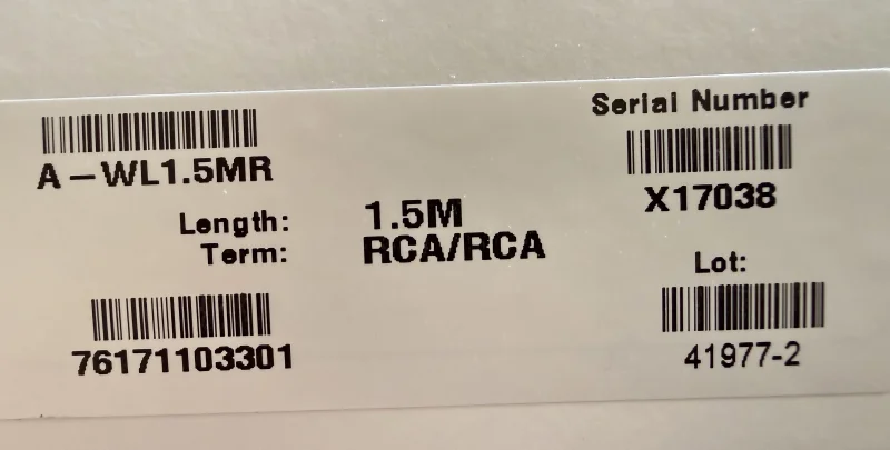 Nordost White Lightning RCA-1,5 m Nordost White Lightning RCA-1,5 m - Bild 2 av 2