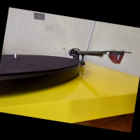 Pro-Ject Debut Carbon Turntable with Eve Audio Speakers and NAD Phono Preamp