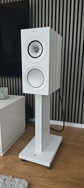 KEF R3 Meta, R6 Meta center, vit high gloss - Bild 2 av 5