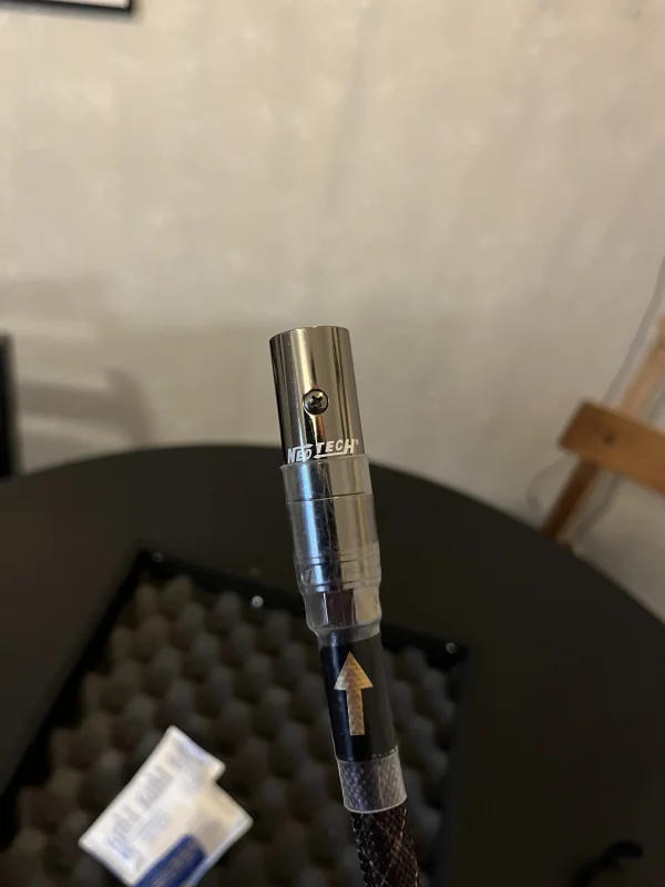 Neotech NEI‑1002 XLR 1 m &ndash; ren silver, fabriksterminerad - Bild 4 av 4