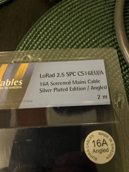 2M Supra LoRad 2.5 SPC (angled) - C19 s&auml;ljes - Bild 4 av 4