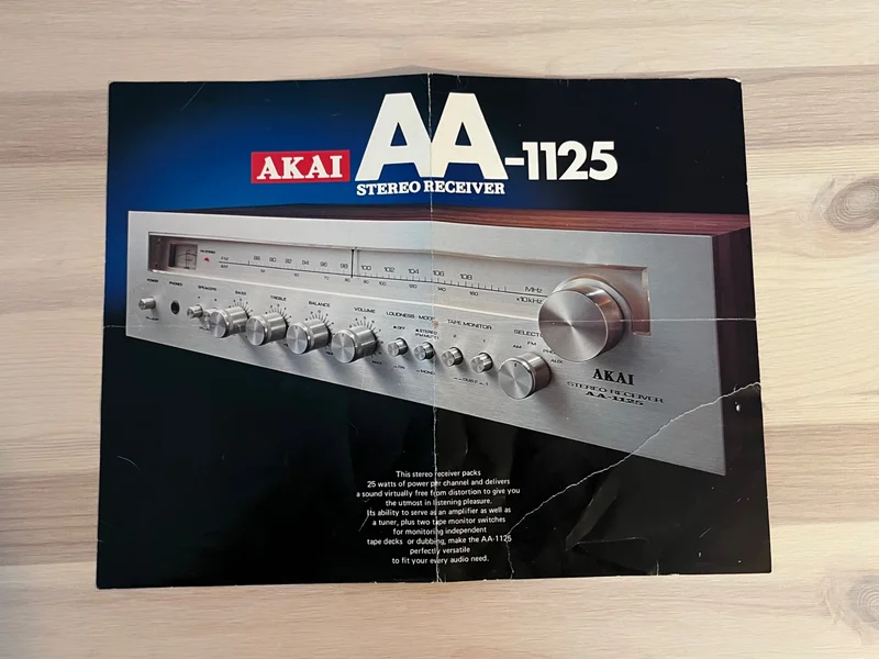 AKAI AA-1125 receiver - Bild 9 av 12