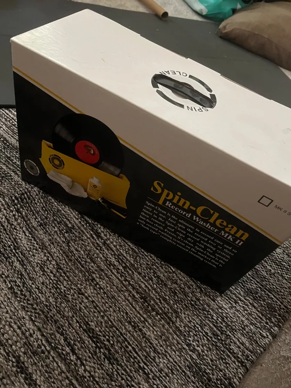 O&ouml;ppnad skivtv&auml;tt. Spin Clean - Bild 1 av 1