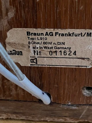 Dieter Rahms Braun L910