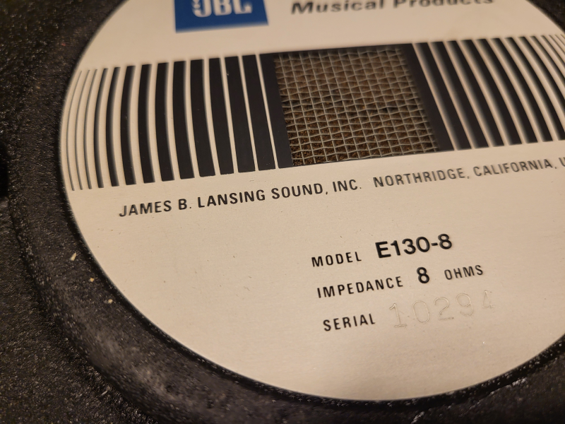 2 st Jbl E130 2 st Jbl E130 - Bild 4 av 5