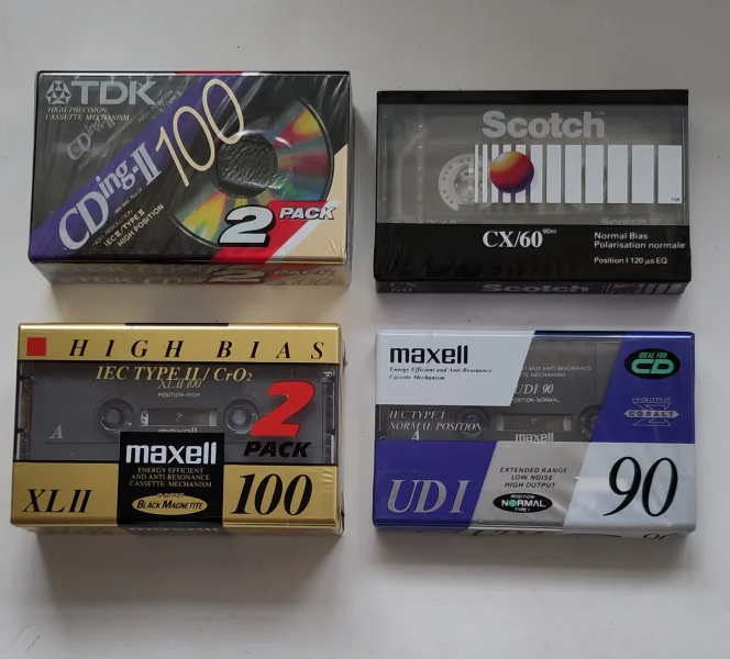 Oanv&auml;nda kassettband - Bild 1 av 1