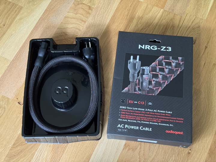 Audioquest NRG-Z3 Strömkabel 1m