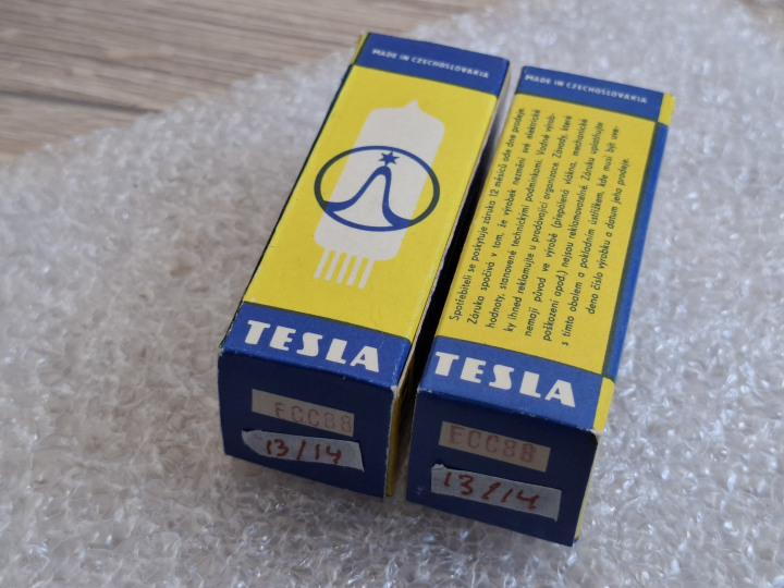 Tesla ECC88/6DJ8 O-Getter 1968 Czekoslovakien