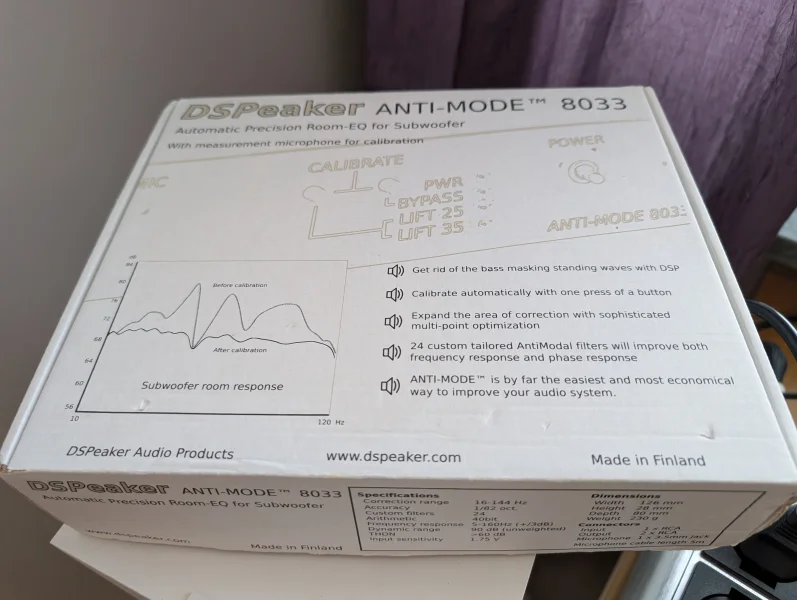 DSPeaker Anti-mode 8033 - Bild 1 av 2