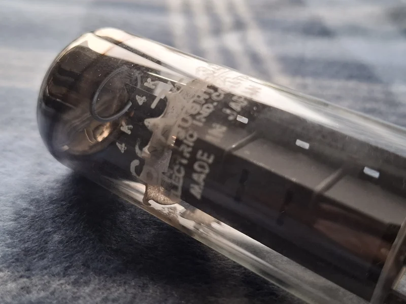 Matsushita 6CA7 (EL34) Made in Japan Begagnade (matchad quad) + 2 - Bild 3 av 7