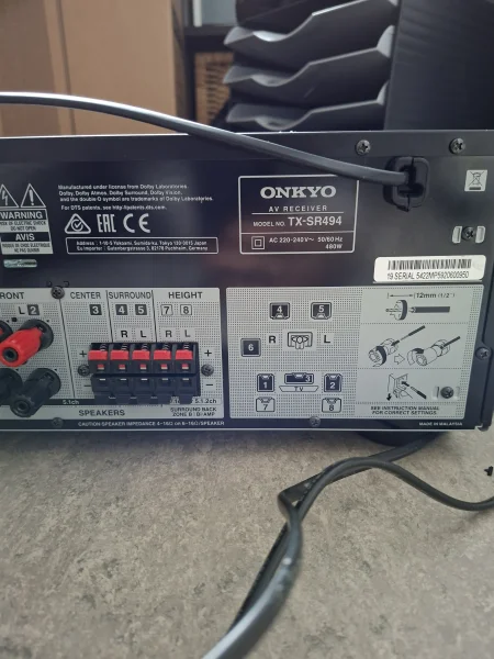 Onkyo TX-RS494 Recivier - Bild 10 av 11