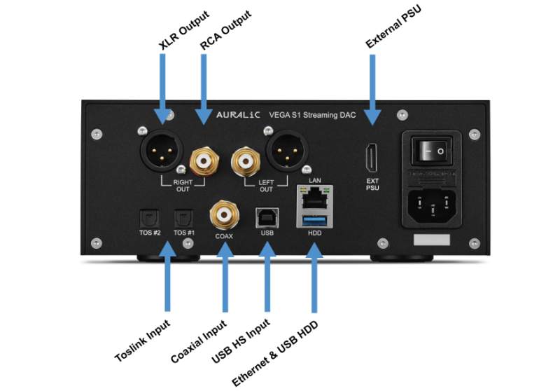 AURALiC VEGA S1 Streaming DAC AURALiC VEGA S1 Streaming DAC - Bild 5 av 5