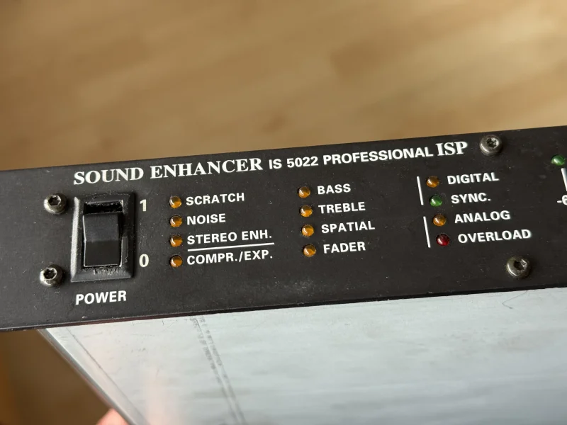 Sound Enhancer IS 5022 Professional ISP DA / AD Sound Enhancer IS 5022 Professional ISP DA / AD - Bild 2 av 8
